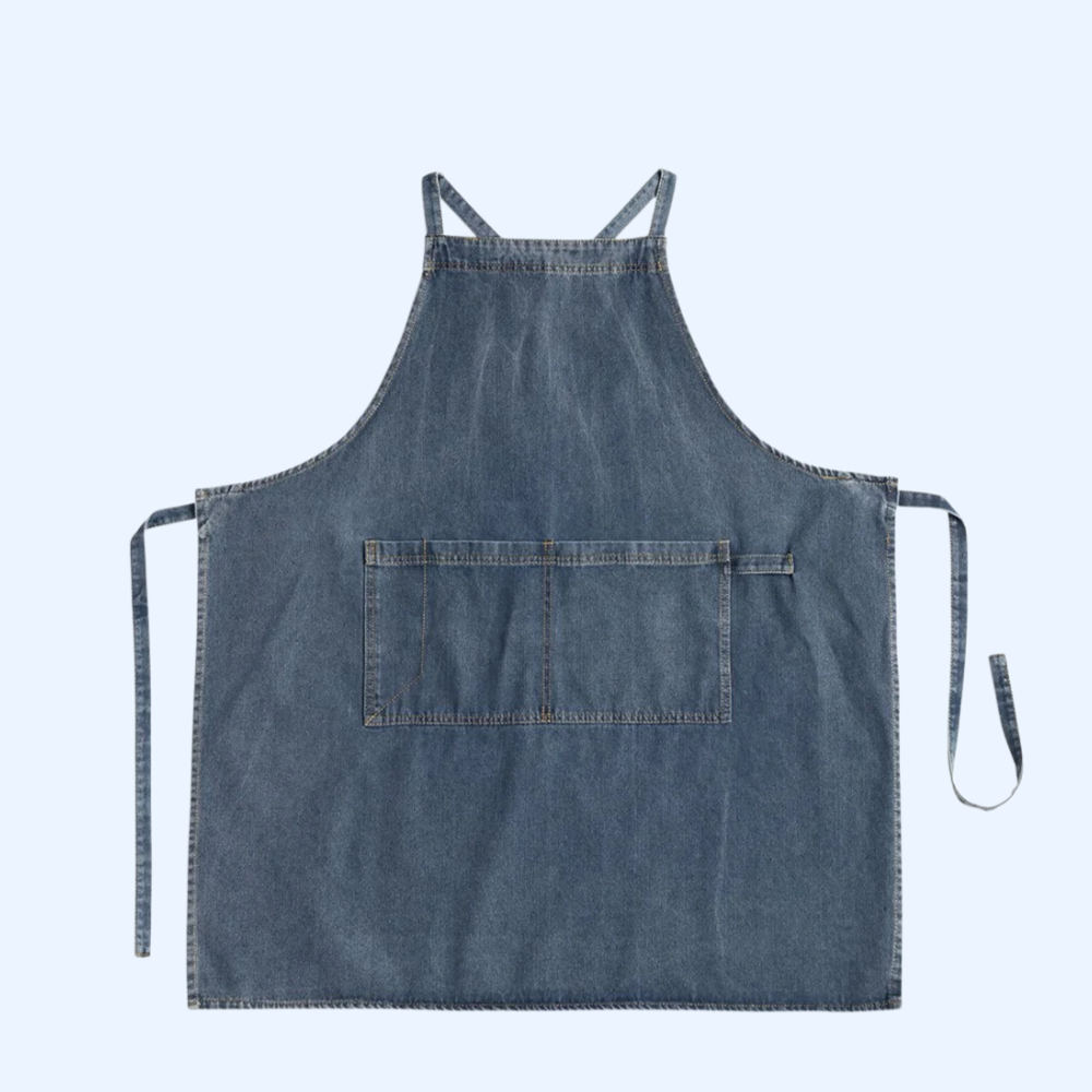 전면 캔버스 두꺼운 데님 앞치마