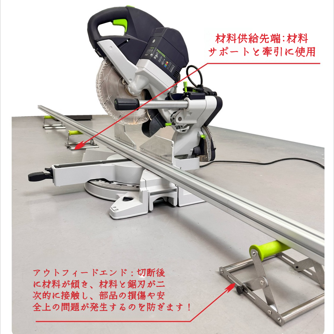 切断機トレイ 調整可能昇降ブラケット 長いローラーステンレスフレーム 切断機ブラケットトレイ