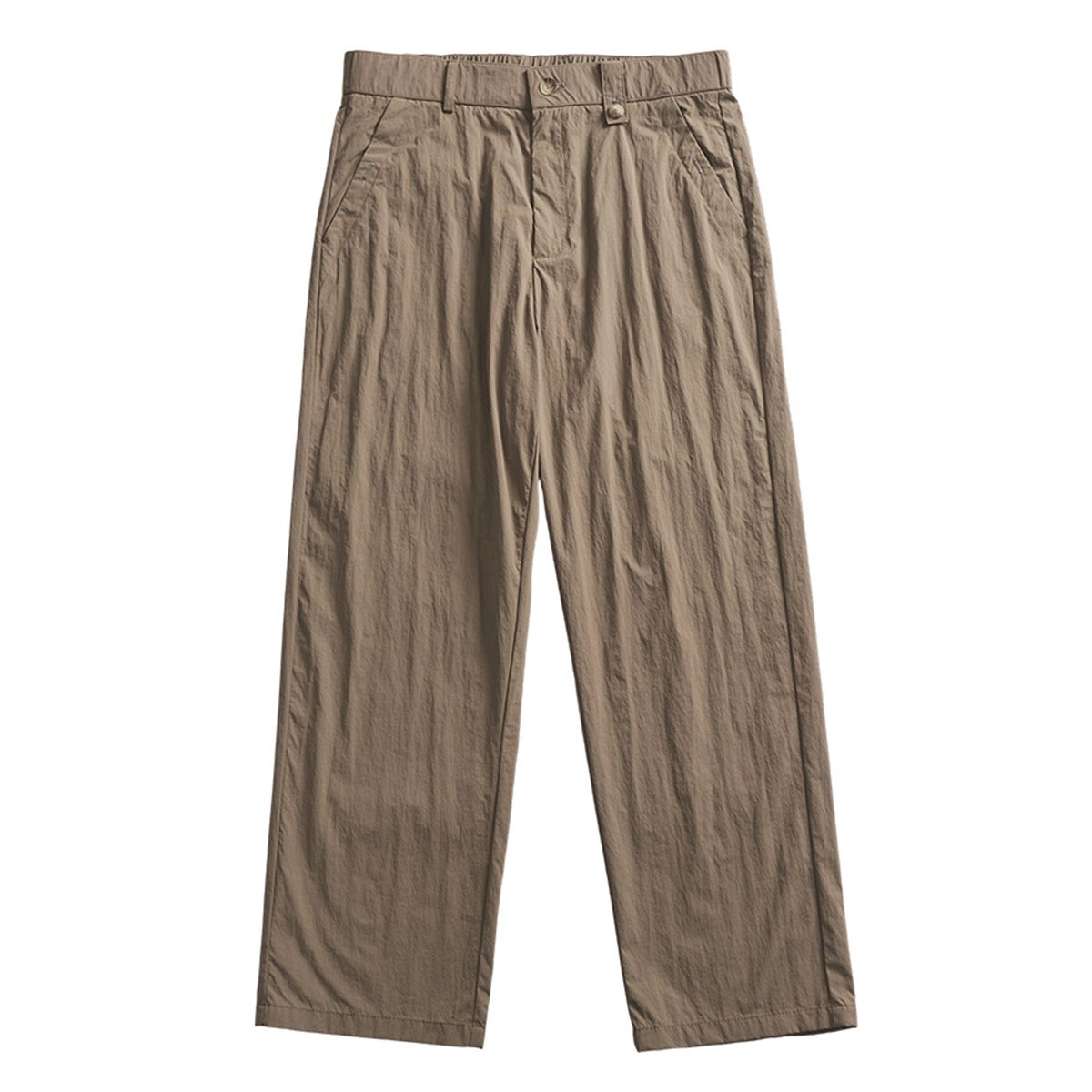 メンズスポーツカジュアルパンツ夏用高級感のある薄手ワイドストレート万能アウトドア速乾ロングパンツ