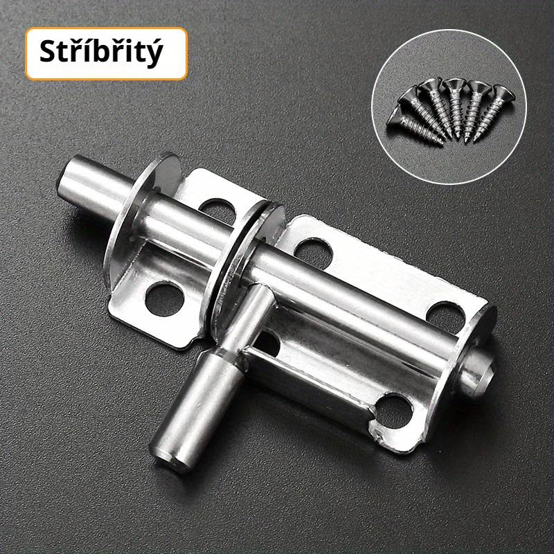 Západka na dveře z nerezové oceli 304 bez nutnosti vrtání