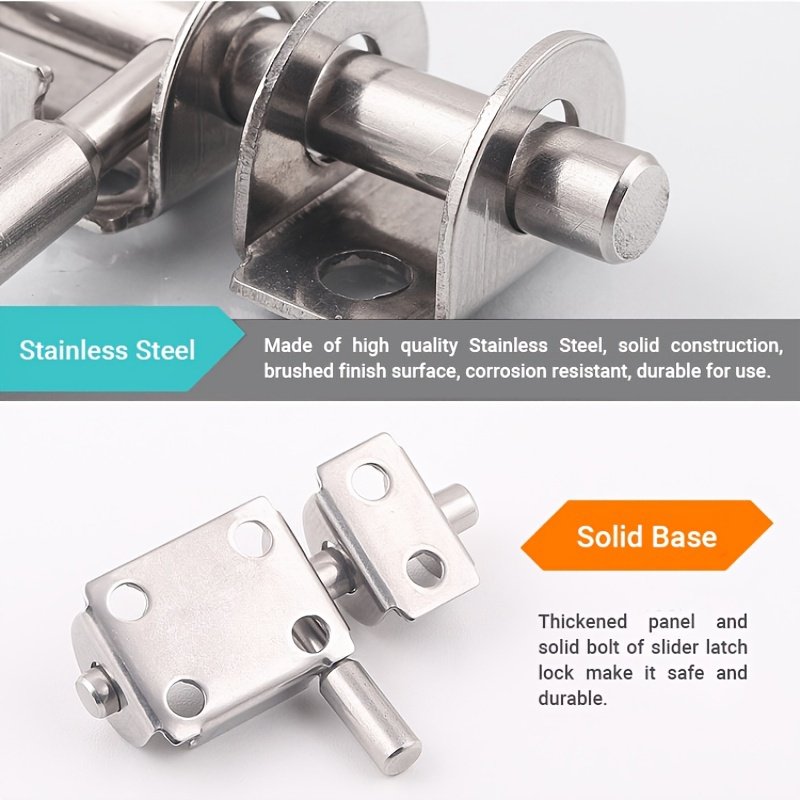 Anti-theft sliding door lock for furniture and gates