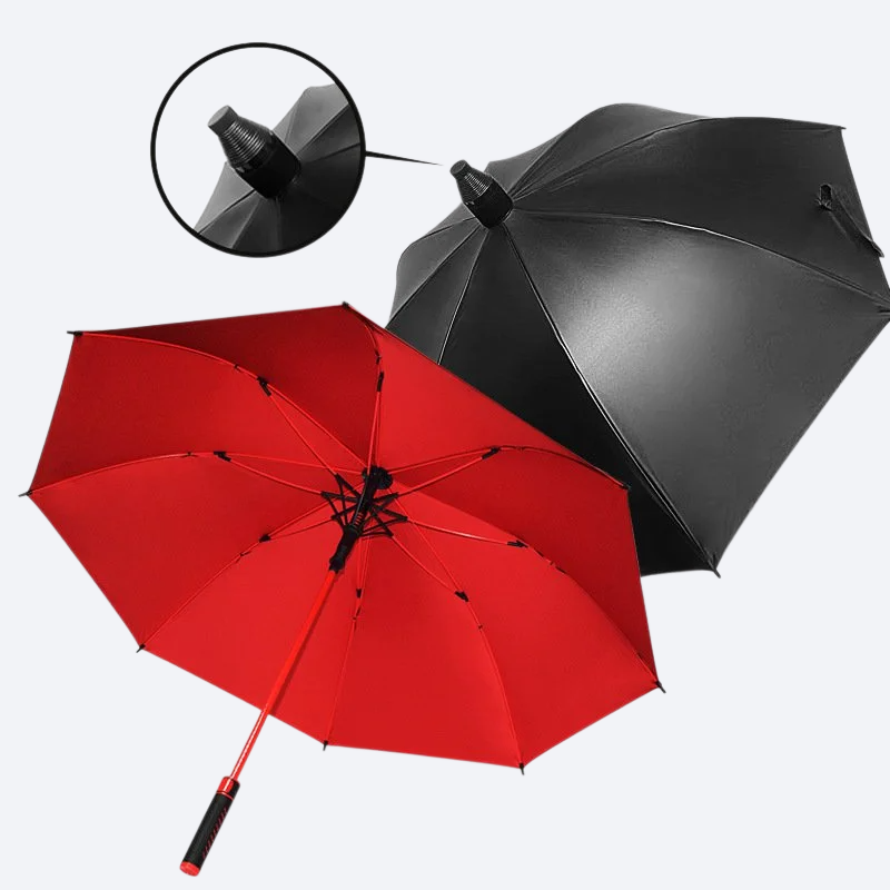 27インチ黒ゴム防水カバーゴルフ傘