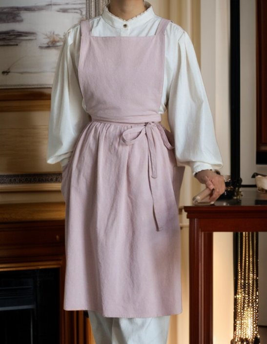 洗濯可能なコットンエプロンの特徴画像