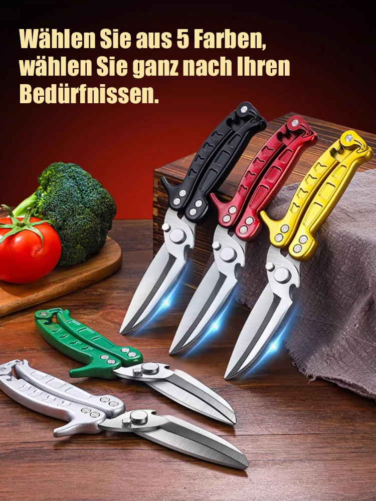 Ganzstahl-Wal-Hai-Mehrzweckschere