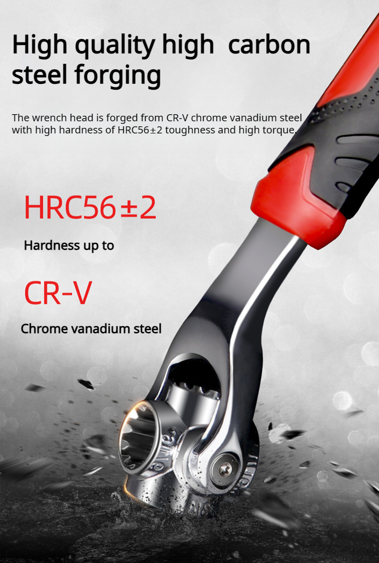 MultiFunctional socket wrench for car repairs