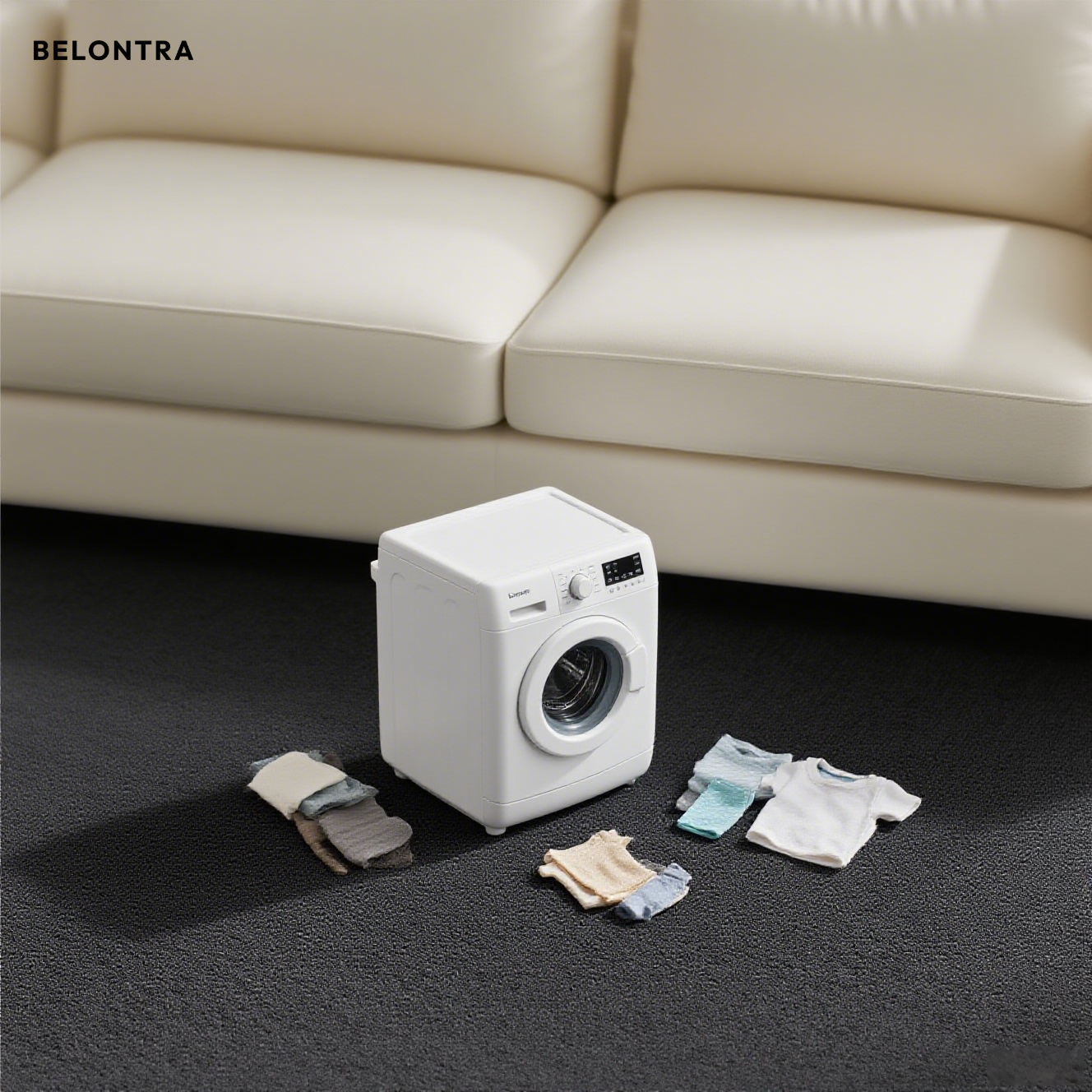 Mini pračka s pračkou a sušičkou