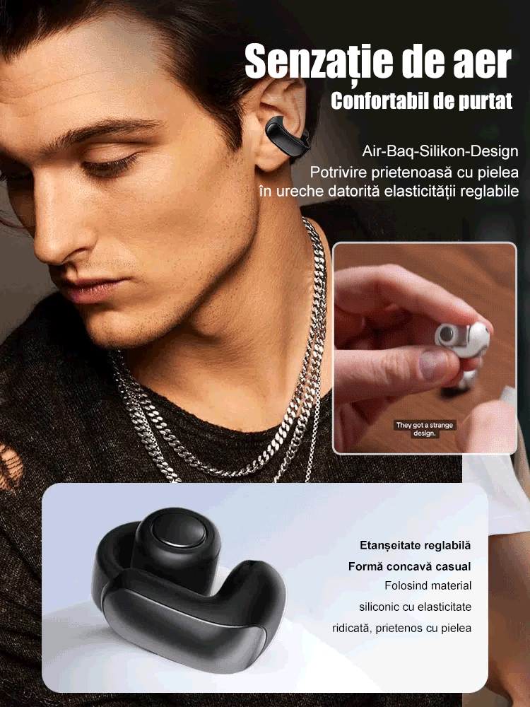 Căști sport Bluetooth deschise de mare succes