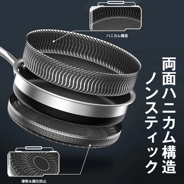 多機能三層フライパン