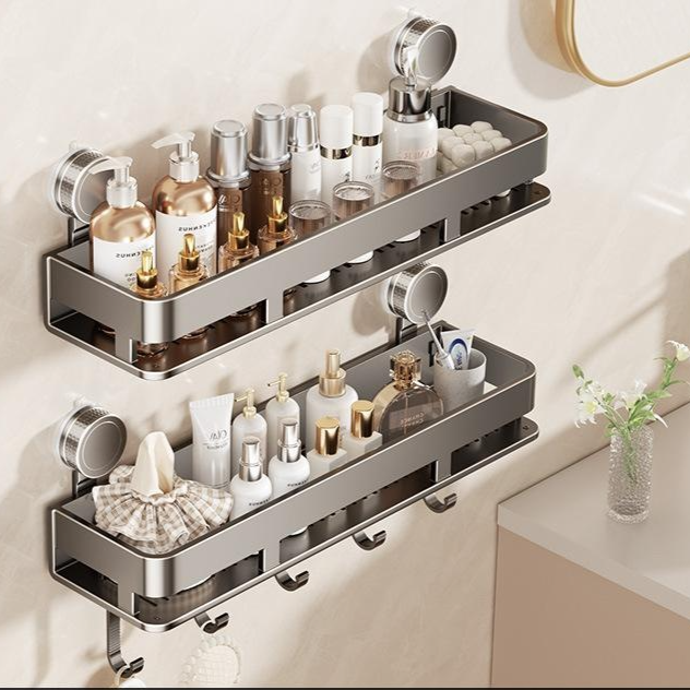 빨판 욕실 선반 펀치리스 화장실 세면대 벽걸이 화장실 벽걸이 화장실 수납 선반