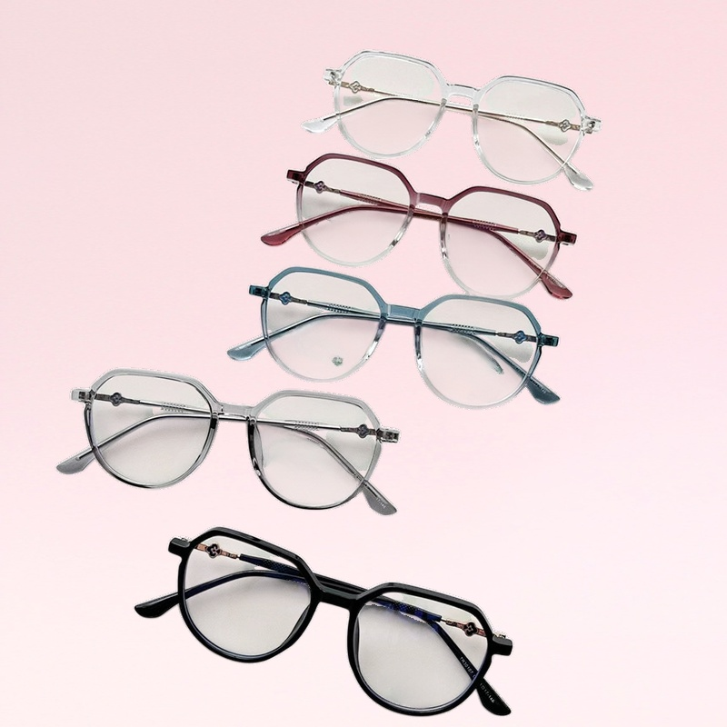 แว่นตากันแสงสีฟ้าสำหรับถ่ายภาพแนวสตรีทสไตล์เกาหลี