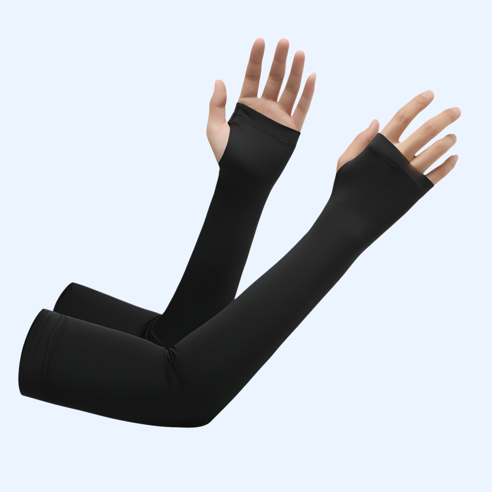 男性用夏のアイスシルク日焼け止めスリーブカバー