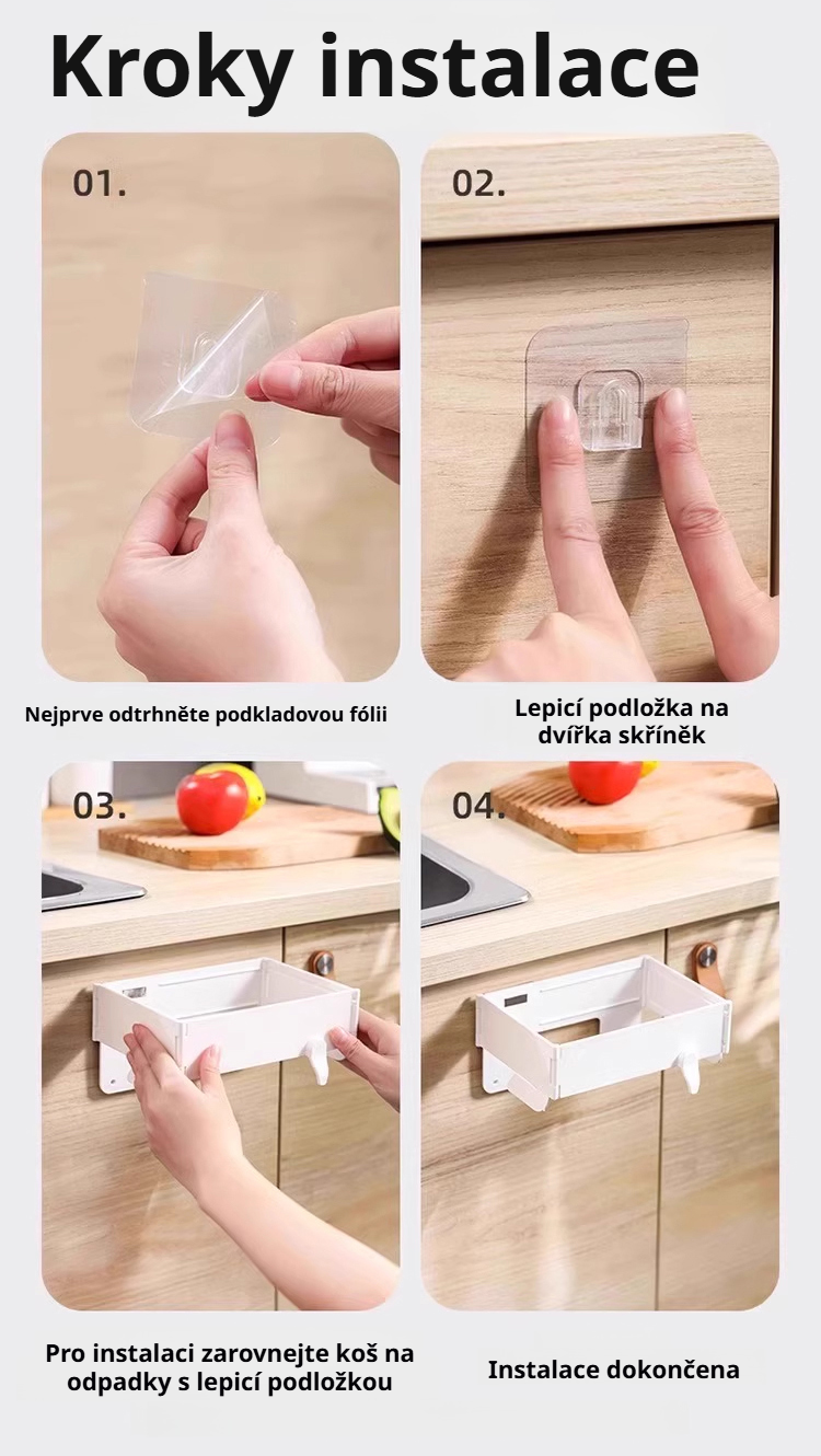 Držák na sáčky s jednoduchým přístupem