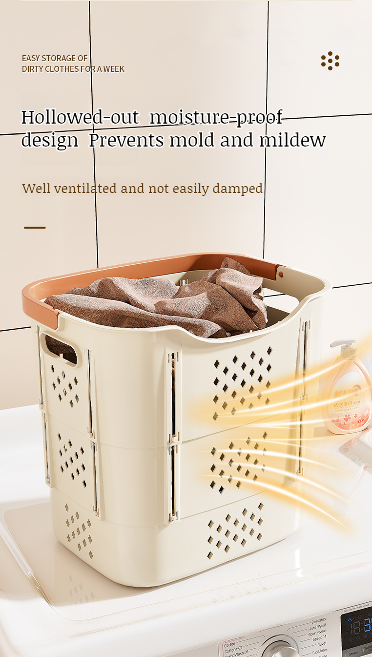 High-capacity multilayer basket for clothing and accessories