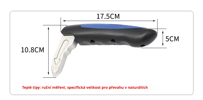Nouzové vybavení – kladívko s více funkcemi