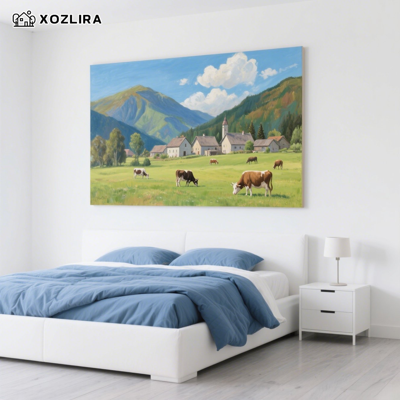 가볍고 고급스러운 장식화는 우아하고 고급스럽습니다.