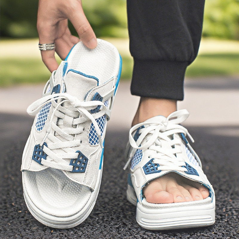 メンズスリッパ 新作 夏用スリッパ 大きいサイズ おしゃれ 滑り止め スリッパ 厚底 エアクッション スリッパ ワンラインサンダル 踏み心地 おしゃれ ビーチシューズ