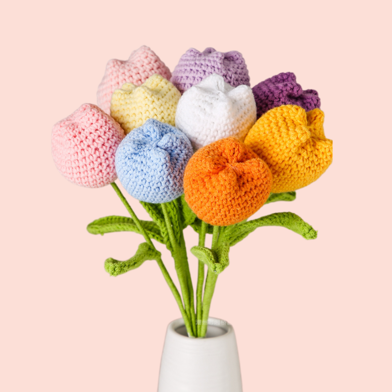 Artificial tulip flowers