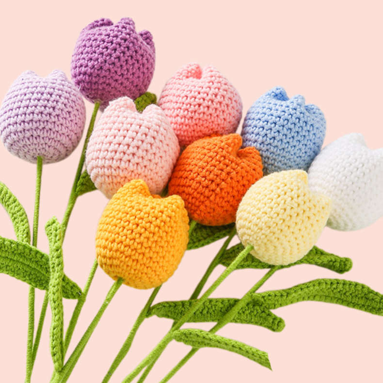 Artificial tulip flowers