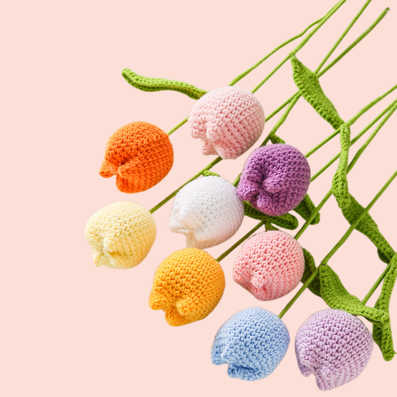 Artificial tulip flowers