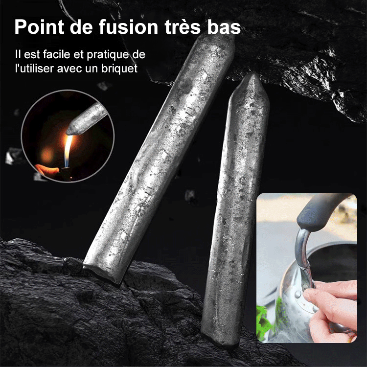 Baguettes de soudure à basse température universelles - 3000 pièces par boîte à commander
