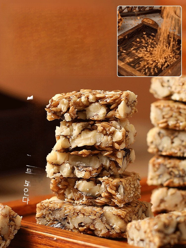 【0 설탕 고섬유】아마씨 호두 과자