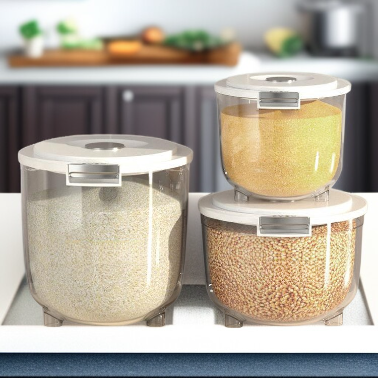 家庭用防虫・防湿密閉米びつ