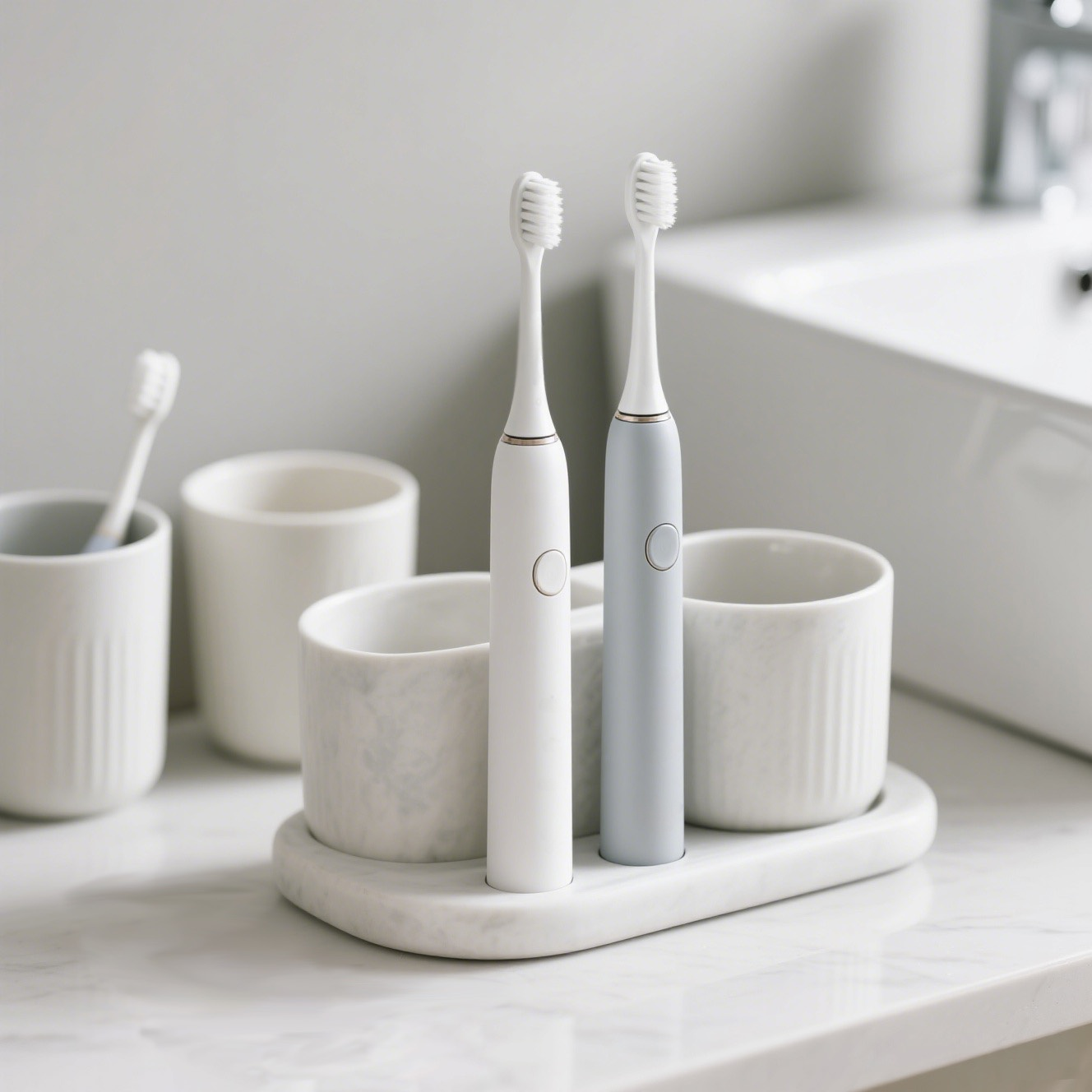 Elektrický zubní kartáček s více rychlostmi