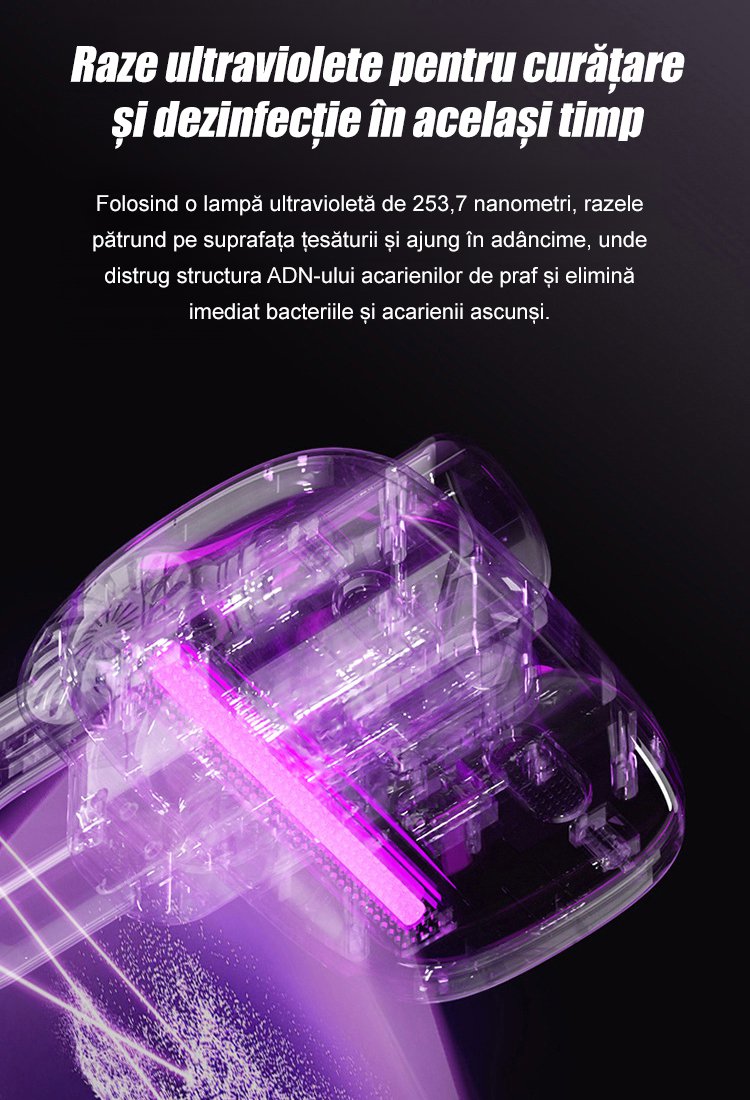 Mașină mare de aspirare și de curățat pentru îndepărtarea acarienilor