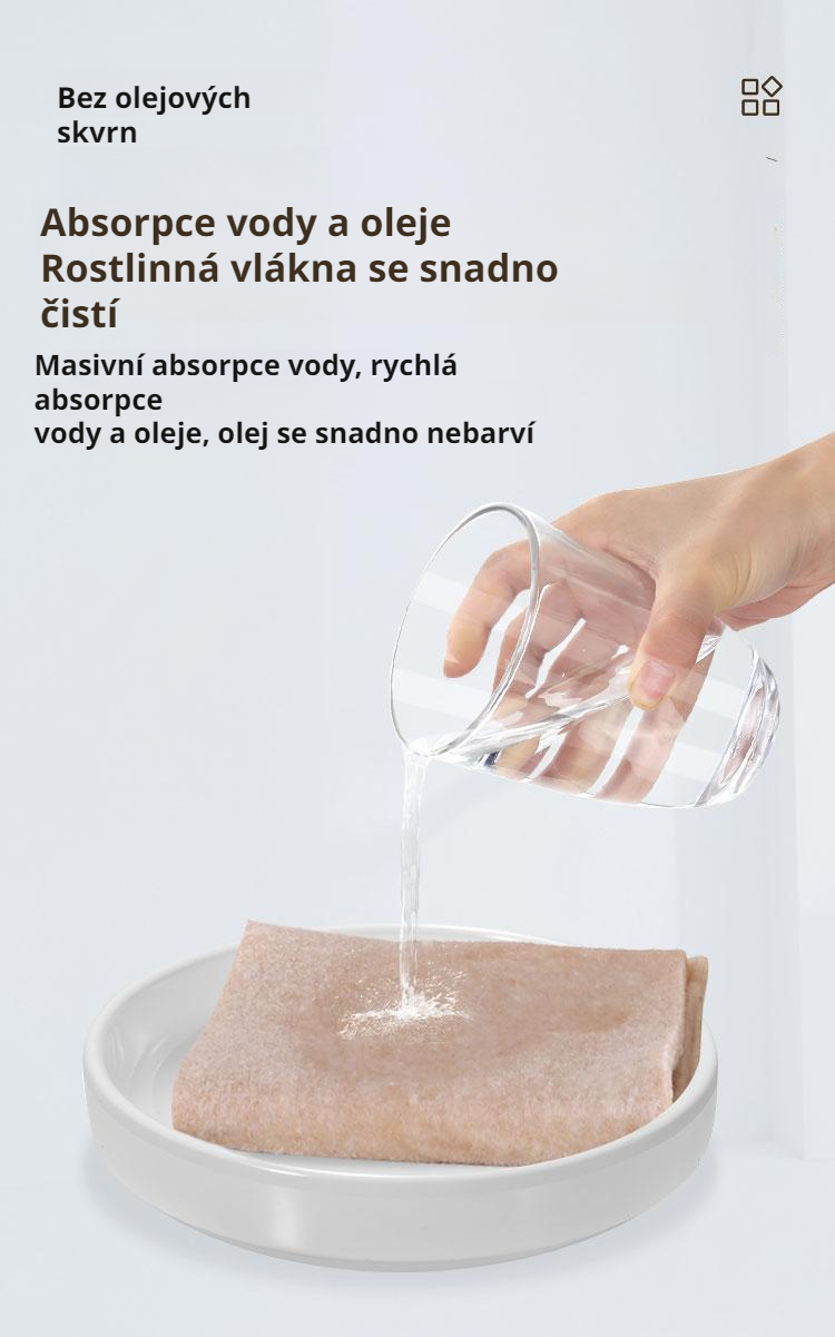 Snadno omyvatelná houbička ze lufy