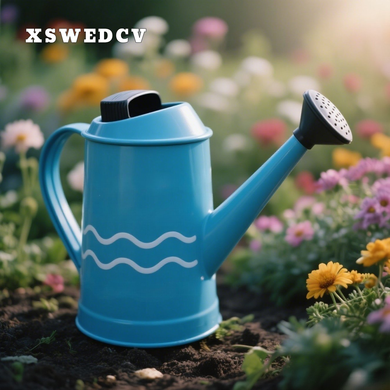 Zemědělská konev na zalévání v zahradě