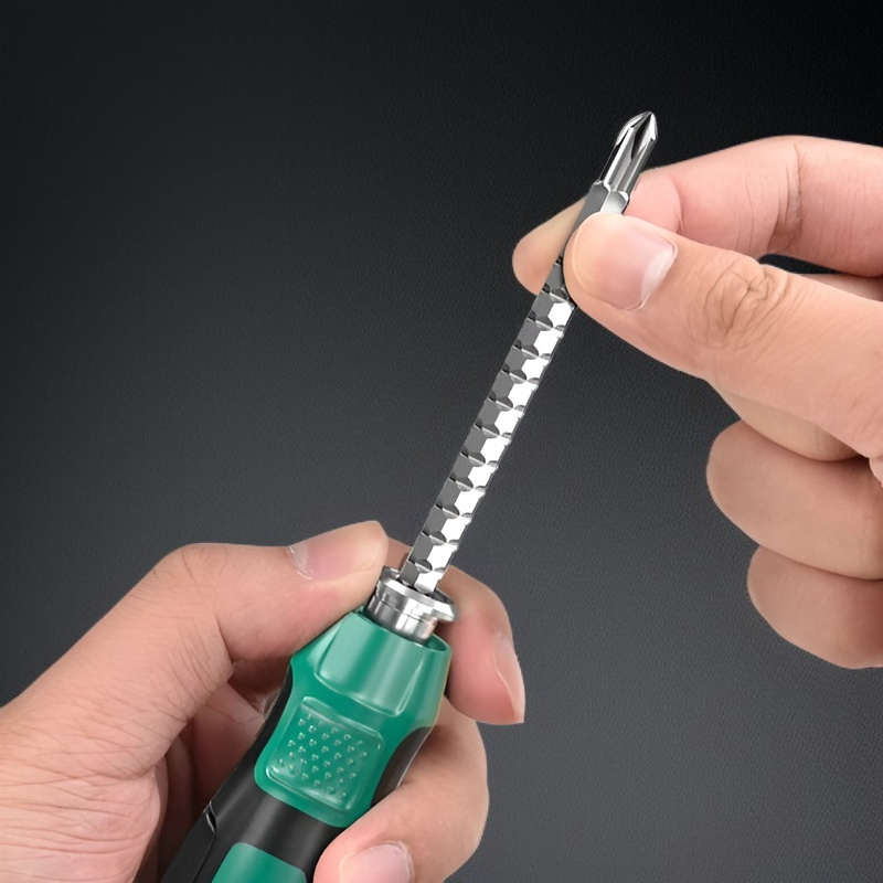 듀얼 드라이버 세트 멀티 씬 신축 멀티 강자성 듀얼 드라이버 십자 일자 드라이버 듀얼 공구함