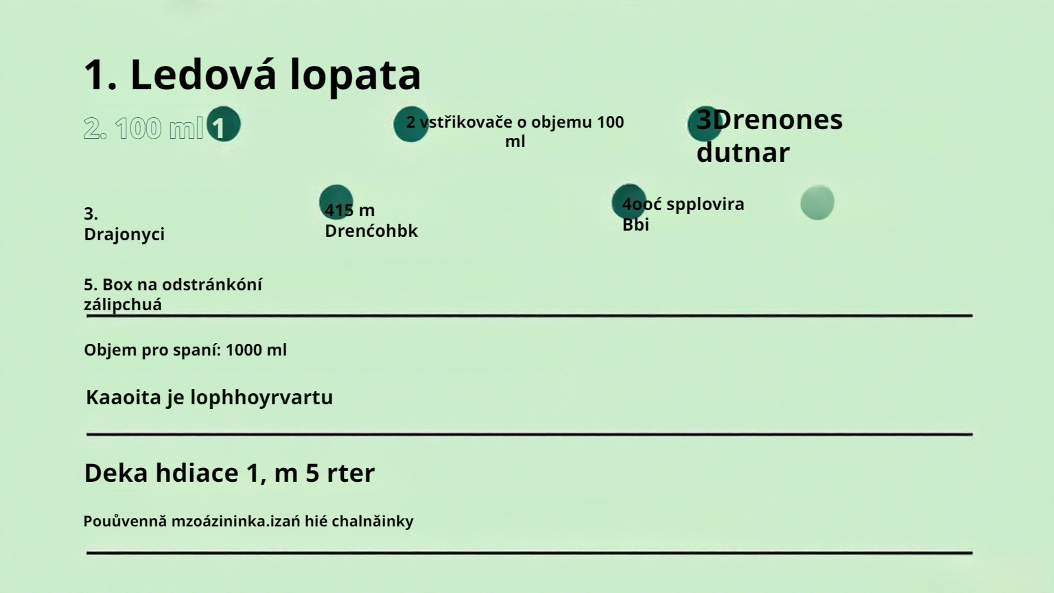Sada na čištění odtokového otvoru mrazáku