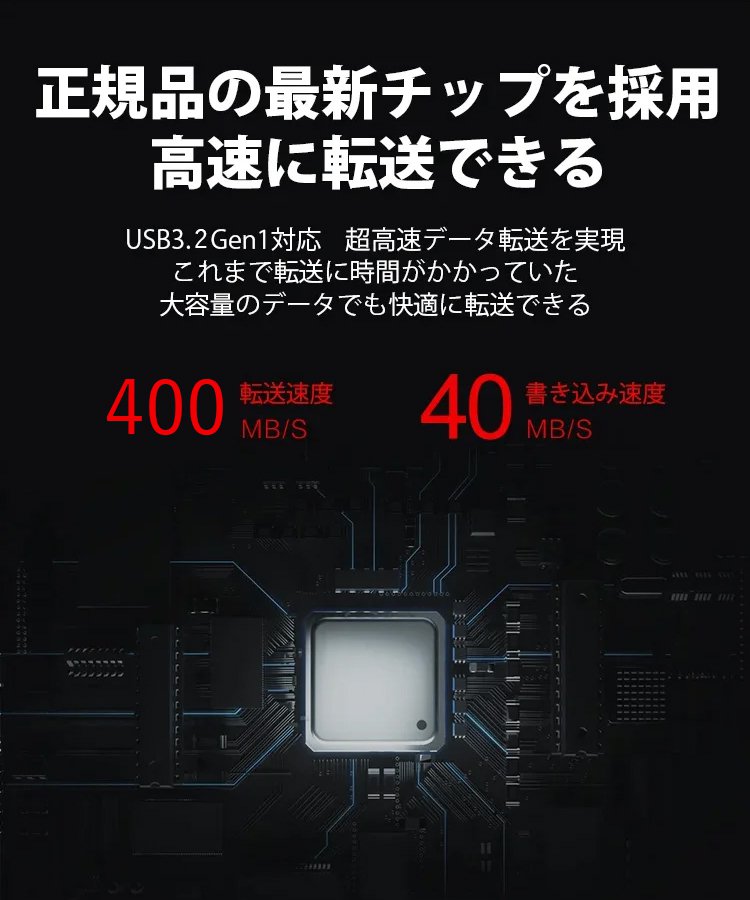 2TB大容量USBメモリ