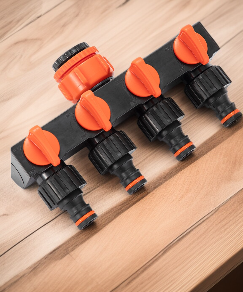 다기능 수도관 스위치 사용 예시