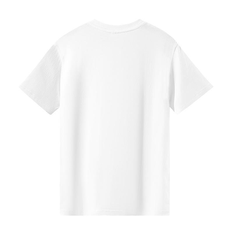 숄더 라인 강조된 반팔 상의