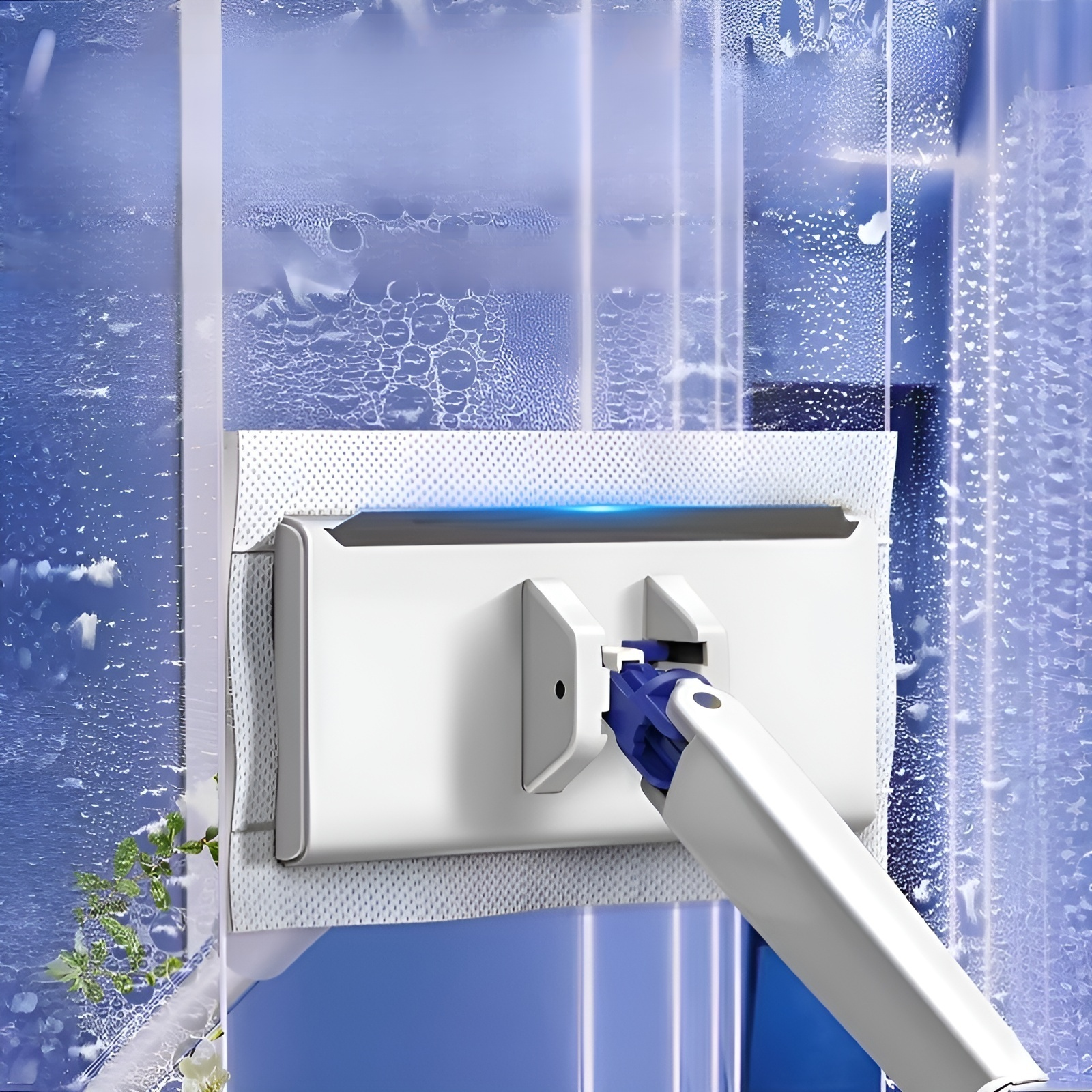 フローリング床の拭き掃除イメージ