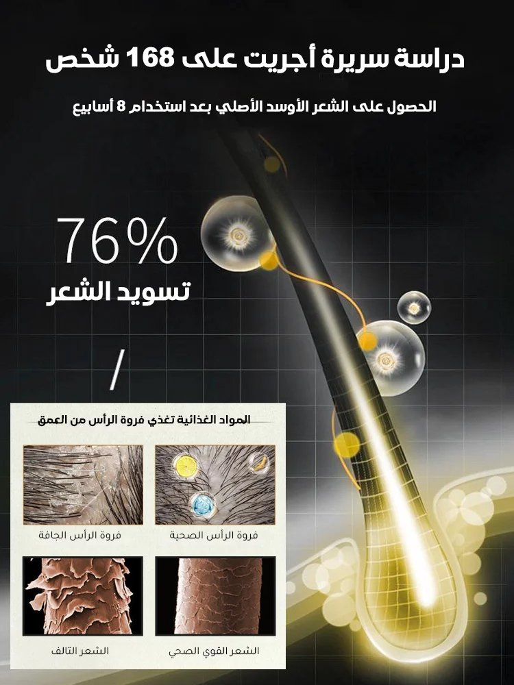 صابونة شامبو طبيعية بجانوديرما السوداء لتعزيز نمو الشعر الأسود