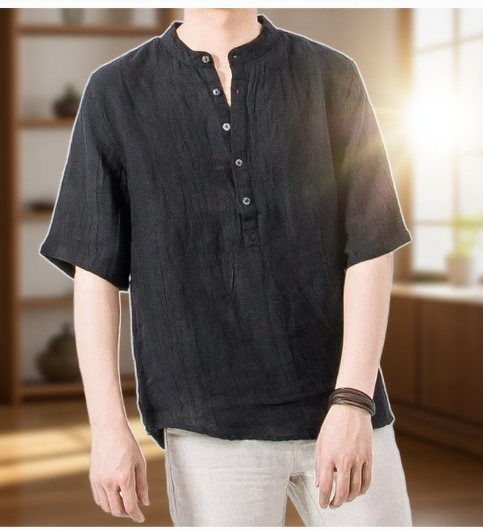 루즈핏 반팔 셔츠 스타일링