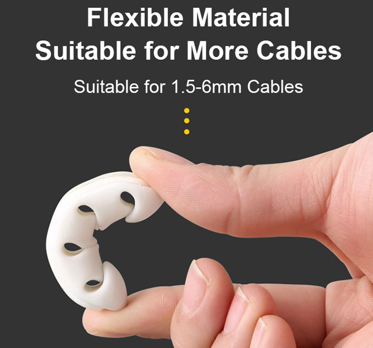 SL-Desktop Storage Self-Adhesive Cable Organizer