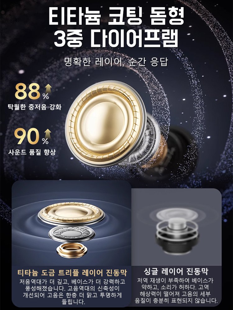 노이즈 캔슬링 블루투스 스포츠 이어폰