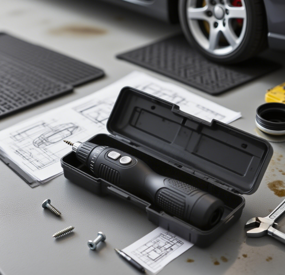 Precizní vrták při práci v dílně