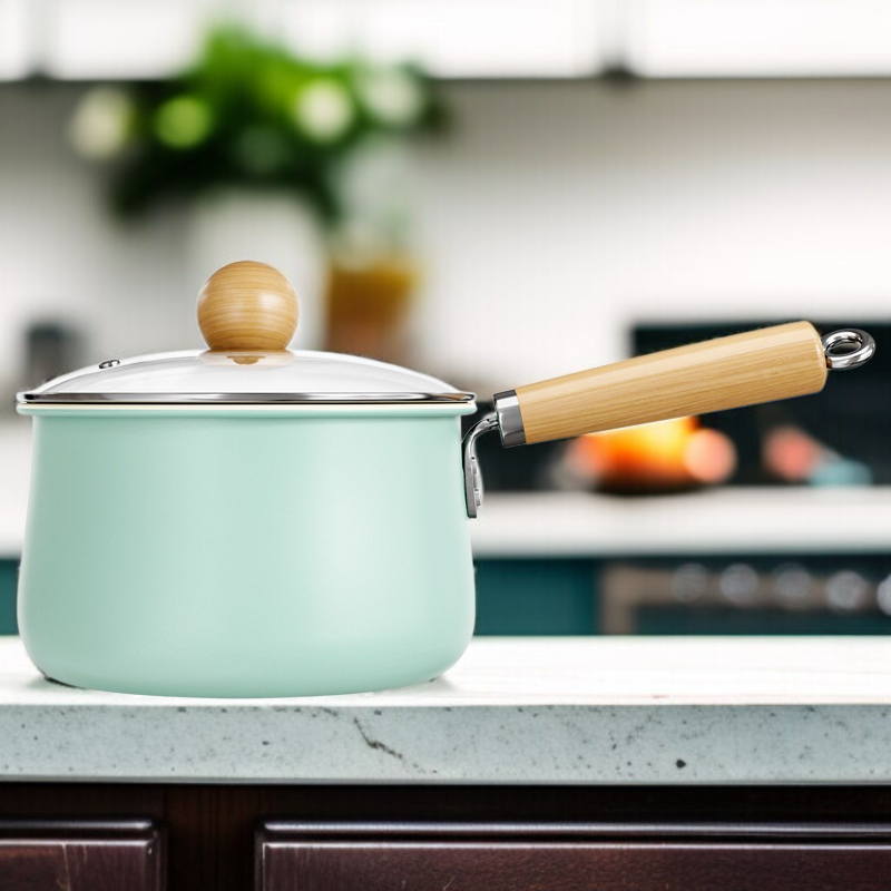 안전한 무접착 소재 냄비 디테일
