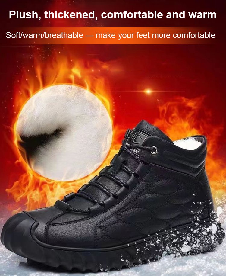 Warme, hohe Martin-Stiefel aus Baumwolle