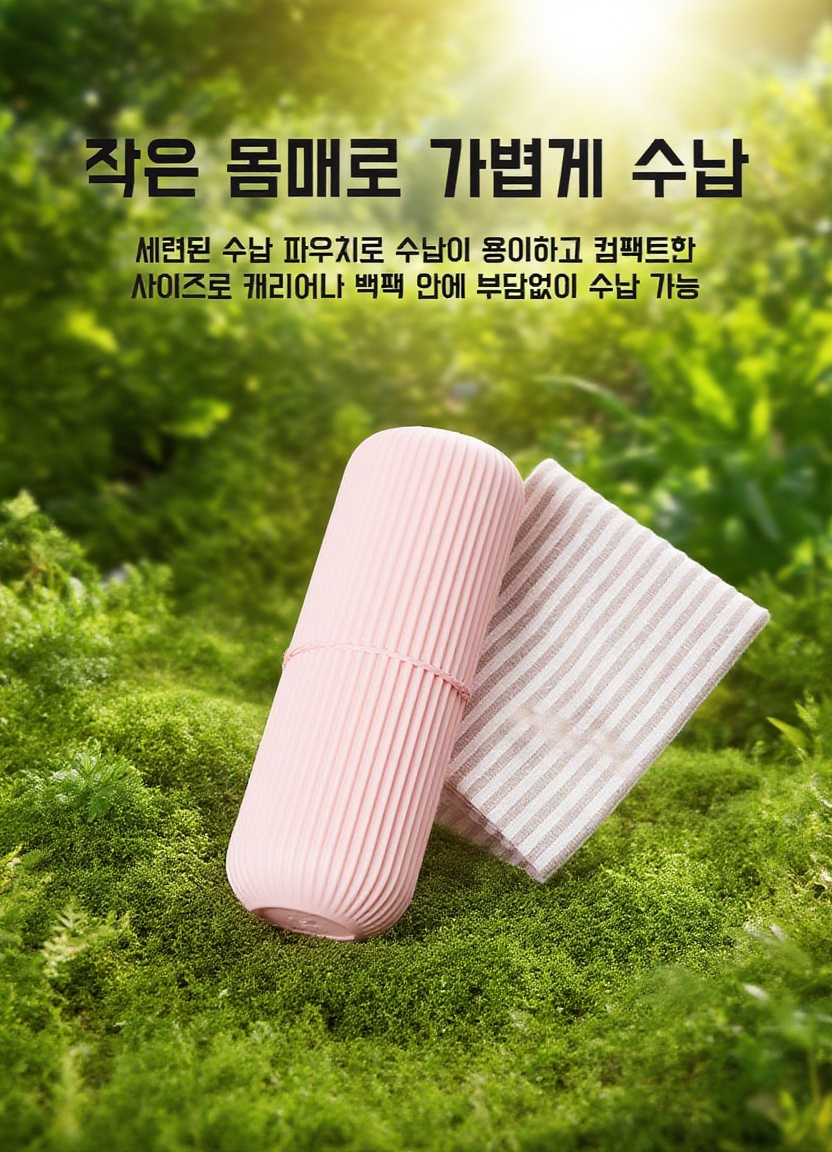 튼튼한 플라스틱 칫솔통 디테일 이미지