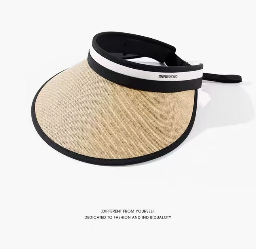 通気性のある素材を使用した麦わら帽子のアップ写真