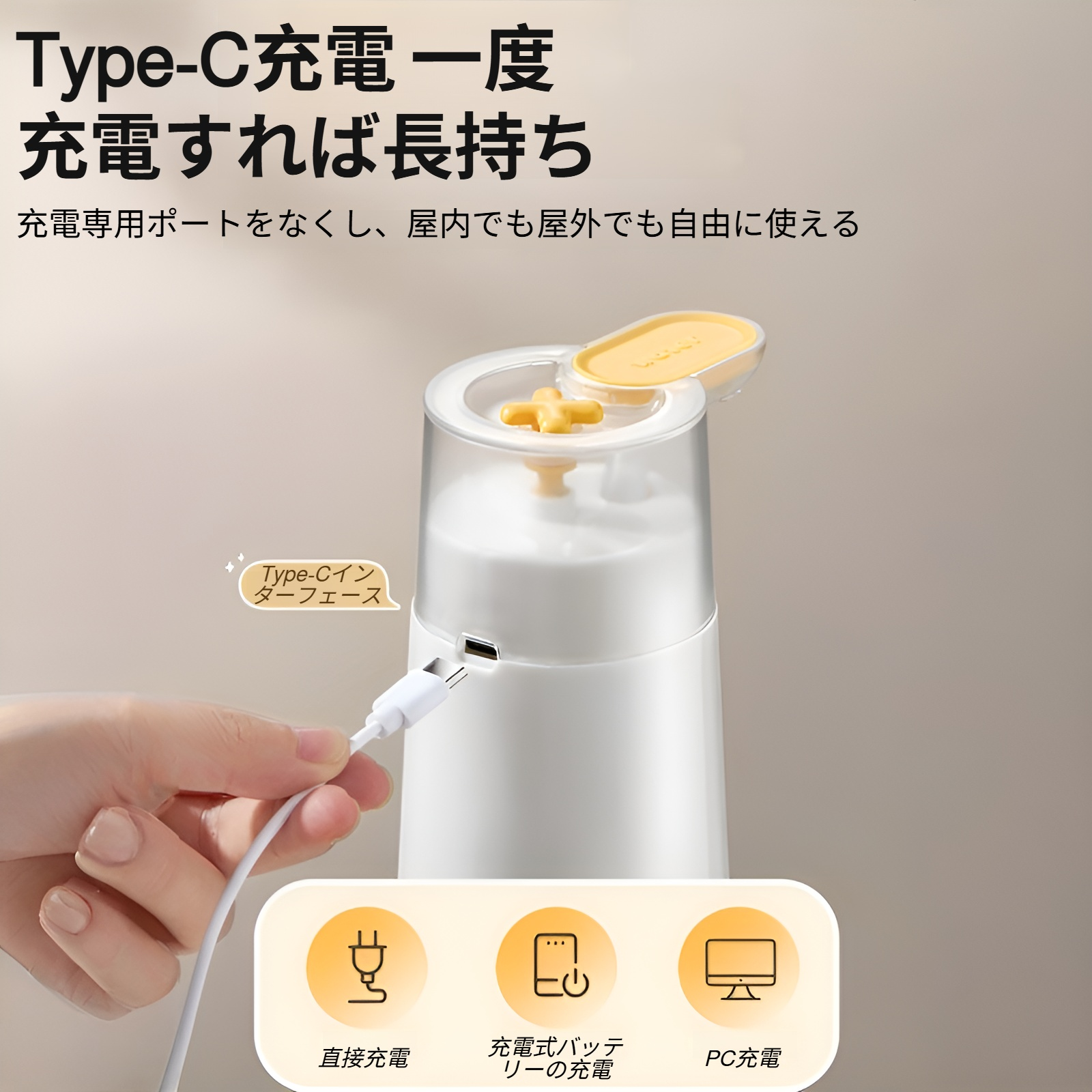 キッチンに設置したワイヤレスウォーターディスペンサー