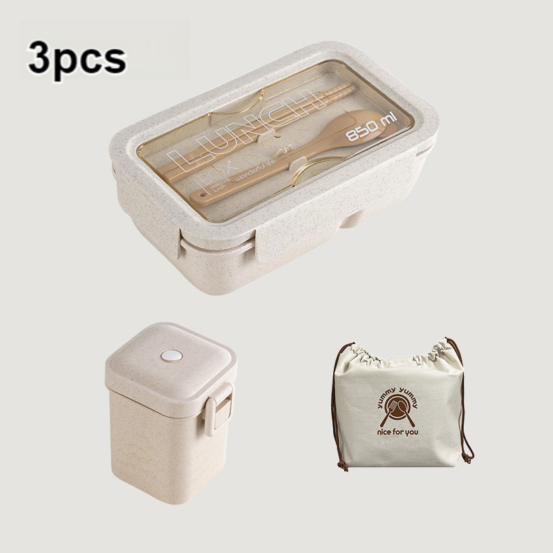 밀짚 도시락 도시락 업소 식기 전자레인지 밀짚