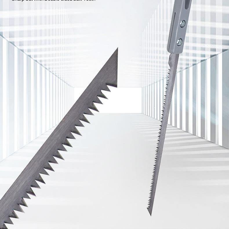 Zahradní mini ocasová pila na větve, jemné zuby, domácí použití