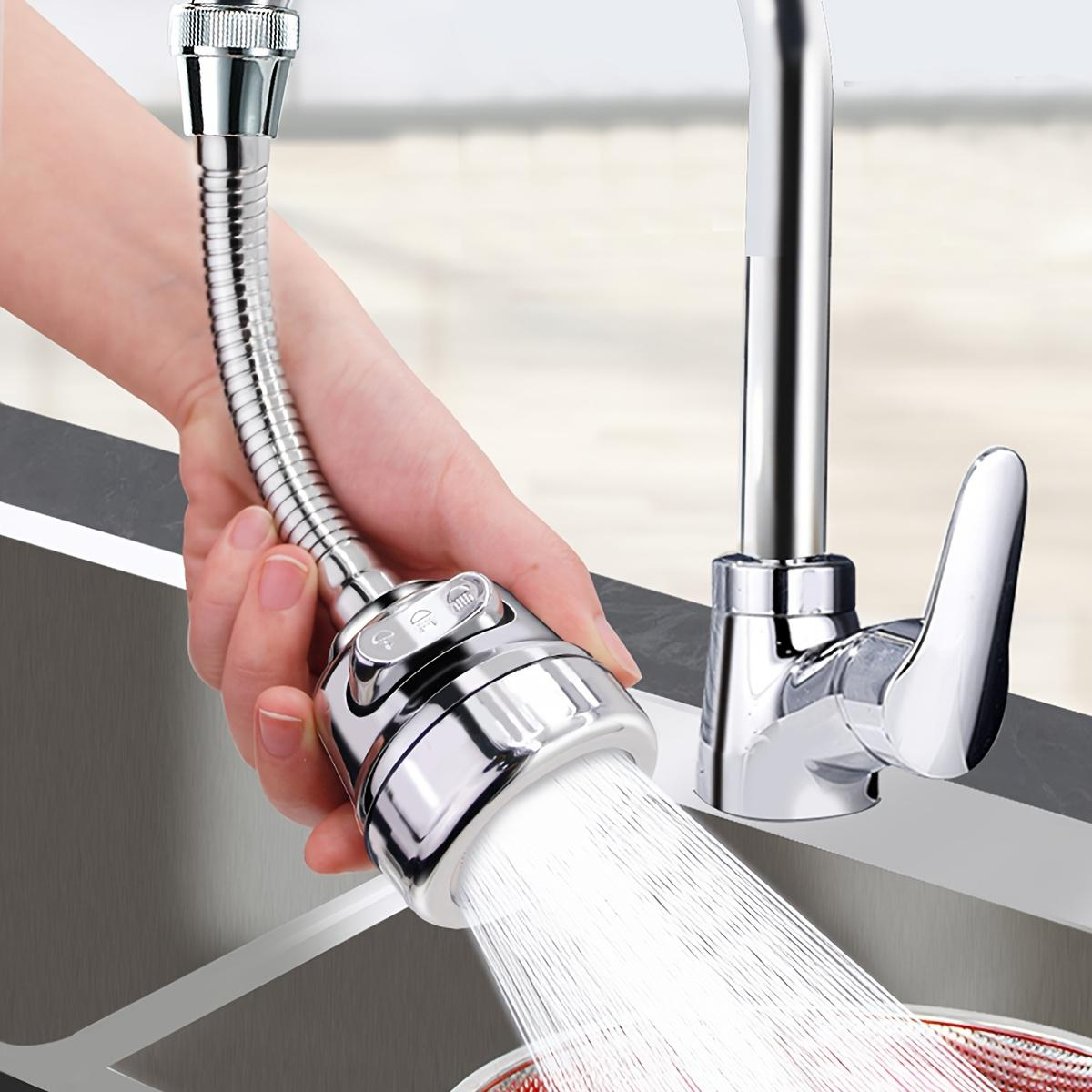 Kuchyňský perlátor na vodovodní baterii se třemi režimy a funkcí zvýšení tlaku vody.