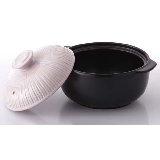 Double-eared ceramic pot